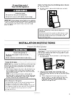 Предварительный просмотр 3 страницы Whirlpool WRT111SFD User Instructions