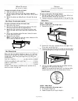 Предварительный просмотр 11 страницы Whirlpool WRT111SFD User Instructions