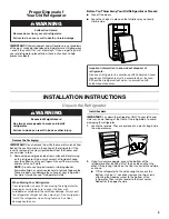 Preview for 3 page of Whirlpool WRT111SFDB User Instructions