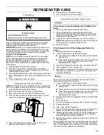 Preview for 13 page of Whirlpool WRT111SFDB User Instructions