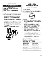 Preview for 25 page of Whirlpool WRT111SFDB User Instructions