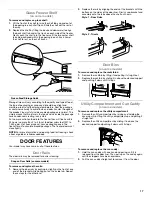 Предварительный просмотр 17 страницы Whirlpool WRT311FZBM User Instructions