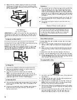 Предварительный просмотр 18 страницы Whirlpool WRT311FZBM User Instructions