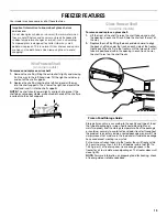 Preview for 13 page of Whirlpool WRT311FZDW Installation Instructions And Owner'S Manual