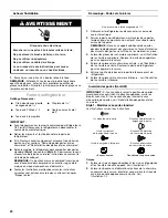 Preview for 20 page of Whirlpool WRT311FZDW Installation Instructions And Owner'S Manual