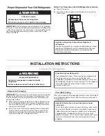 Предварительный просмотр 3 страницы Whirlpool WRT348FMEW User Instructions