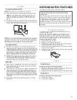 Предварительный просмотр 11 страницы Whirlpool WRT348FMEW User Instructions