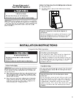 Предварительный просмотр 3 страницы Whirlpool WRT371SZBB User Instructions