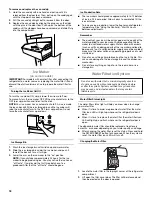Предварительный просмотр 18 страницы Whirlpool WRT371SZBB User Instructions