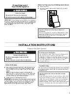 Предварительный просмотр 3 страницы Whirlpool WRT511SZDB User Instructions