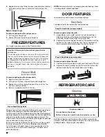Предварительный просмотр 12 страницы Whirlpool WRT518SZFW User Instructions