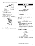 Предварительный просмотр 5 страницы Whirlpool WRT771REYB00 User Instructions