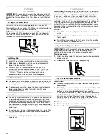 Предварительный просмотр 12 страницы Whirlpool  WRT771RWYW User Manual