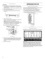 Предварительный просмотр 8 страницы Whirlpool WRX735SDBM00 User Instructions