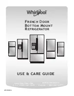 Предварительный просмотр 1 страницы Whirlpool WRX735SDHV Use & Care Manual