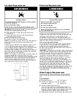 Предварительный просмотр 8 страницы Whirlpool WRX735SDHZ User Manual