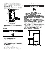 Предварительный просмотр 8 страницы Whirlpool WRX988SIBM Installation Instructions And Owner'S Manual