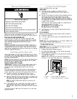 Предварительный просмотр 9 страницы Whirlpool WRX988SIBM Installation Instructions And Owner'S Manual