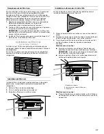 Предварительный просмотр 37 страницы Whirlpool WRX988SIBM Installation Instructions And Owner'S Manual