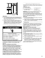 Preview for 25 page of Whirlpool WSF26C2EXY User Manual