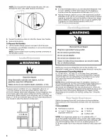 Предварительный просмотр 6 страницы Whirlpool WSF26C3EXB01 User Instructions