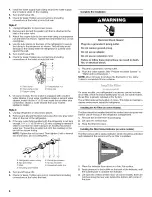 Предварительный просмотр 8 страницы Whirlpool WSF26C3EXB01 User Instructions