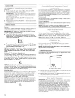 Предварительный просмотр 10 страницы Whirlpool WSF26C3EXB01 User Instructions