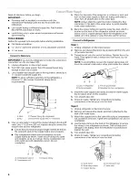 Предварительный просмотр 8 страницы Whirlpool WSF26D2EXF01 User Instructions