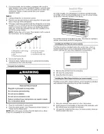 Предварительный просмотр 9 страницы Whirlpool WSF26D2EXF01 User Instructions