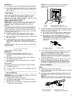 Предварительный просмотр 7 страницы Whirlpool WSF26D4EX User Manual