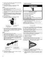 Предварительный просмотр 8 страницы Whirlpool WSF26D4EX User Manual