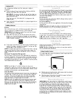 Предварительный просмотр 10 страницы Whirlpool WSF26D4EX User Manual