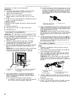 Предварительный просмотр 26 страницы Whirlpool WSF26D4EX User Manual