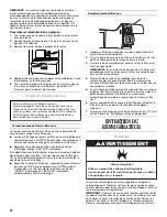 Предварительный просмотр 32 страницы Whirlpool WSF26D4EX User Manual