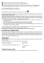 Предварительный просмотр 15 страницы Whirlpool WSLCSE 65 AS GR/1 Instructions For Use Manual