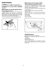 Предварительный просмотр 17 страницы Whirlpool WSLCSE 65 AS GR/1 Instructions For Use Manual