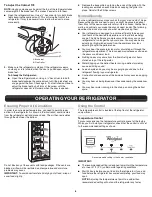 Предварительный просмотр 6 страницы Whirlpool WSR57R18DH User Manual