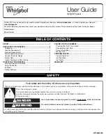 Preview for 1 page of Whirlpool WSZ57L18DH User Manual