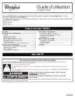 Preview for 13 page of Whirlpool WSZ57L18DH User Manual