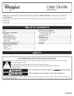 Whirlpool WSZ57L18DM User Manual preview