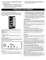 Preview for 7 page of Whirlpool WSZ57L18DM User Manual