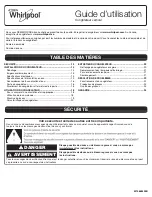 Preview for 13 page of Whirlpool WSZ57L18DM User Manual