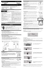 Предварительный просмотр 1 страницы Whirlpool WT1626N Use And Care Manual