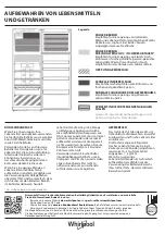 Preview for 8 page of Whirlpool WT70E 831 X Quick Manual