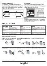 Preview for 35 page of Whirlpool WT70E 831 X Quick Manual