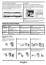 Preview for 43 page of Whirlpool WT70E 831 X Quick Manual