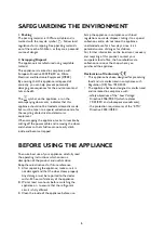 Preview for 6 page of Whirlpool WTH4714 A+M Instructions For Use Manual