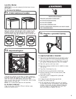 Предварительный просмотр 9 страницы Whirlpool WTW2000HW Use And Care Manual