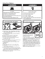 Preview for 7 page of Whirlpool WTW4810EW Use And Care Manual