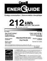 Предварительный просмотр 2 страницы Whirlpool WTW4900AW Energy Manual